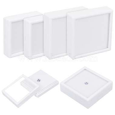 White Square Plastic Gift Boxes