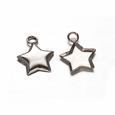 Stainless Steel Color Star 201 Stainless Steel Charms
