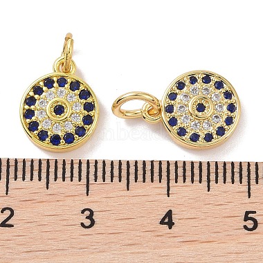 Real 18K Gold Plated Brass Micro Pave Cubic Zirconia Pendants(KK-L209-039G-06)-3