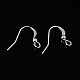 Silver Color Plated Brass Earring Hooks(X-KK-Q369-S)-1