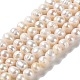 Natural Cultured Freshwater Pearl Beads Strands(PEAR-E018-14)-1