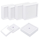 6Pcs 2 Styles Square Plastic Loose Diamond Storage Boxes(CON-BC0007-16)-1