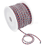 Polyester Cord, for Jewelry Making, Purple, 2mm, about 27.34 Yards(25m)/Roll(OCOR-WH0067-66B)