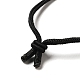 collier pendentif cône naturel et synthétique avec corde en nylon pour femme(G-H286-08)-6