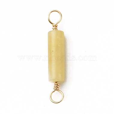 Natural Topaz Jade Connector Charms(PALLOY-JF01454-02)-3