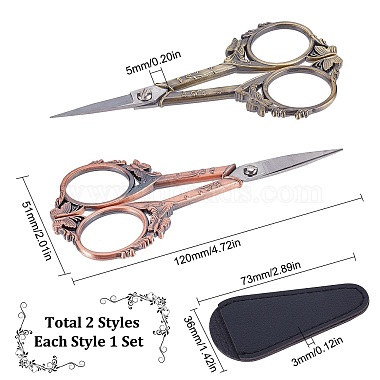 SUNNYCLUE 402J2 Stainless Steel Scissors(TOOL-SC0001-42)-2