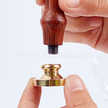 Wax Seal Brass Stamp Head(AJEW-WH0130-677)-4