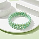 bracelet de style wrap perlé rondelle de verre(BJEW-JB09965-04)-2
