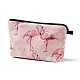 sac de rangement de maquillage en polyester à motif flamant rose(AJEW-Z013-01B)-2