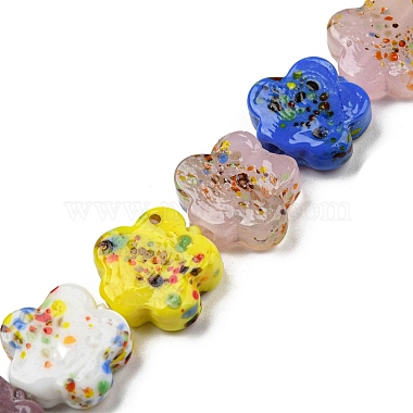 Colorful Flower Lampwork Beads