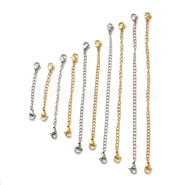 Real Gold Plated & Stainless Steel Color 304 Stainless Steel Chain Extender