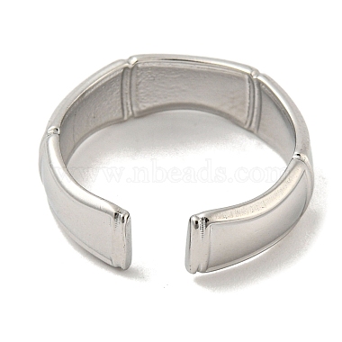 304 Stainless Steel Open Cuff Ring(RJEW-C067-03P)-3