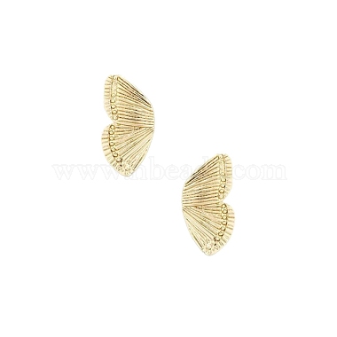 Boucles d'oreilles ailes de papillon en alliage pour femmes(WI-PW0001-064G)-2