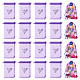 20Pcs Polyester Mesh Sachet Packing Drawstring Bgas(ABAG-TA0002-20C)-2