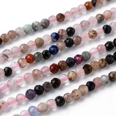 Chapelets de perles en pierres naturelles mélangées(X-G-T108-39)-2