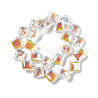 Faceted Glass Beads Strands(EGLA-E030-01C)-2