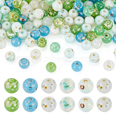 Picasso Baking Paint Glass Seed Beads(SEED-TA0001-61A)-1