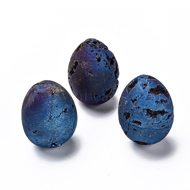 Oval Druzy Agate Beads