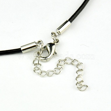 Leather Cord Necklace Making(NJEW-A280-2.0mm-01)-2