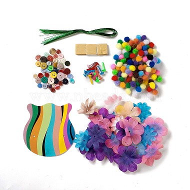 креативные наборы для творчества с цветочным узором «сделай сам» из смолы(DIY-G087-06)-3