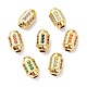 Brass Micro Pave Cubic Zirconia Beadsong-Lasting Plated(ZIRC-P089-24B-G)-1