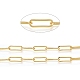 Soldered Brass Paperclip Chains(CHC-D025-01G)-1