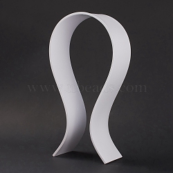 Acrylic Headset Display Stands, White, 117x61x230mm(ODIS-I004-01C)