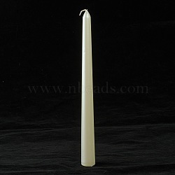 Paraffin Candles, Column, Linen, 25x2.2cm(DIY-XCP0001-39)