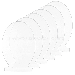 Acrylic Transparent Pressure Plate, Bulb, Clear, 150x100x2.5mm, 1pc(OACR-BC0001-08A)