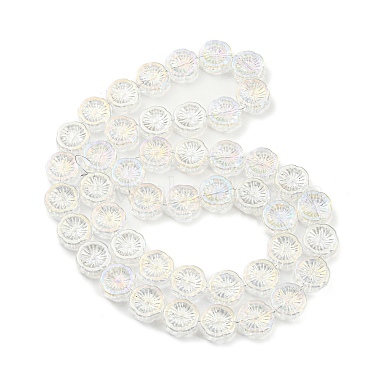 Brins de perles transparentes en verre galvanisé plaqué couleur ab(EGLA-G037-10A-AB02)-2
