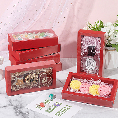 Foldable Paper Drawer Boxes with Clear Plastic Cover(CON-WH0095-68A-02)-5