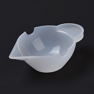 Silicone Mixing Cups, White, 63x21x43mm, Inner Diameter: 58x40mm(TOOL-D030-10)