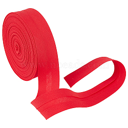 9.8~10m Polycotton Ribbon, for Garment Accessories, Crimson, 3/4 inch(18mm), about 10.94 Yards(9.8~10m)/Set(OCOR-BC0006-53B)