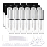 DIY Lip Glaze Bottle Sets, Mixed Color, 44mm, Capacity: 1.2ml, 20sets/bsg(MRMJ-BC0001-89)