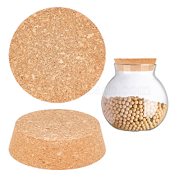 Cork Bottle Stoppers, Wine Accessories, Wheat, 110x30mm, Bottom Diameter: 98mm(FIND-WH0033-45C)