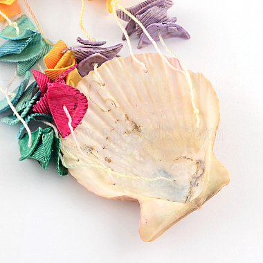 Dyed Seashell Aeolian Bells(AJEW-Q108-01)-5