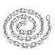 Iron Cable Chains Necklace Making(MAK-N034-003B-P)-2