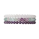 Bracelets extensibles en perles rondes en pierres mélangées naturelles de style 3pcs 3(BJEW-JB10178-05)-1