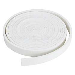 Flat Microwave Kiln Papers, Ceramic Fiber Paper for Glass Fusing, White, 25x6mm, about 5m/roll(DIY-WH0530-63)