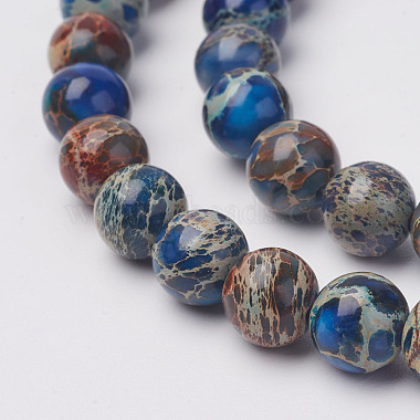 Natural Imperial Jasper Beads Strands(G-N160-6)-3