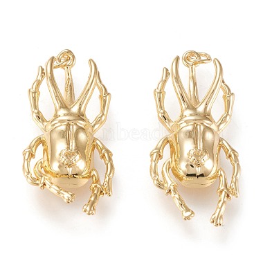 Golden Insects Brass Pendants