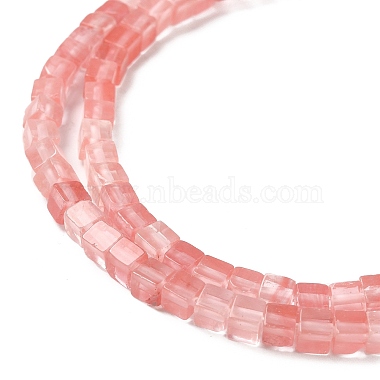 Cherry Quartz Glass Beads Strands(G-A128-C28-A)-3