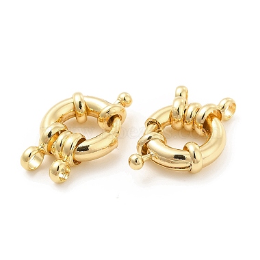Brass Spring Ring Clasps(KK-B062-10G)-2