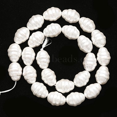 Shell Pearl Beads Strands(PEAR-T005-02)-2