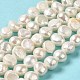 hebras de perlas de agua dulce cultivadas naturales(PEAR-E017-12)-2