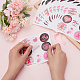 Round Dot Breast Cancer Awareness Pink Ribbon Stickers(DIY-WH0409-31)-3
