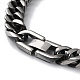 Ion Plating(IP) 304 Stainless Steel Cuban Link Chain Necklace(NJEW-P288-01C-AS)-3