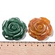 Natural Mixed Stone Carved Pendants(G-P520-01)-3