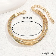 Shell Charm Multi-layer Rope Anklets for Women(FX0912-1)