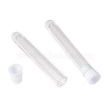 Clear Tube Plastic Bead Containers with Lid(X-C065Y)-3